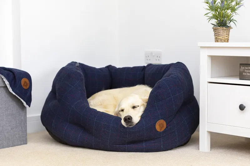 Petface Midnight Tweed Dog Bed in Small-2